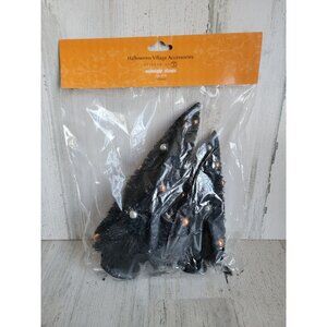 Dept 56‎ 4033853 midnight sisals Halloween village tree set glitter